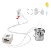 Goat Milking Machine, 0.8 Gal / 3 L Food-Grade Stainless Steel Bucket, with 5200 mAh Rechargeable Battery, 2 Teat Cups