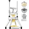 Commercial Vegetable Fruit Chopper 3/8″ Blade Heavy Duty Professional Food Dicer Kattex French Fry Cutter Onion Slicer Stainless Steel for Tomato Pepp