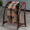 Betsy Blanket Rack Walnut Finish
