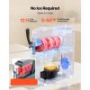 Slushie Machine, 4L/135oz No Ice Needed Slushy Machine for Home, Frozen Drink Maker with Single Tank, Margarita Machine with Self-Cleaning